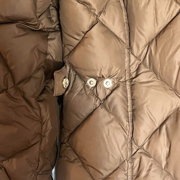 Women's Eddie Bauer Insulated Goose Down Filled Quilted Puffer Coat Size Medium - Picture 4 of 6